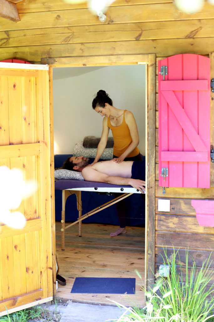 Séance de massage
