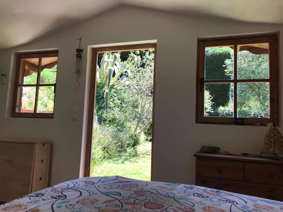 La vue depuis le chalet